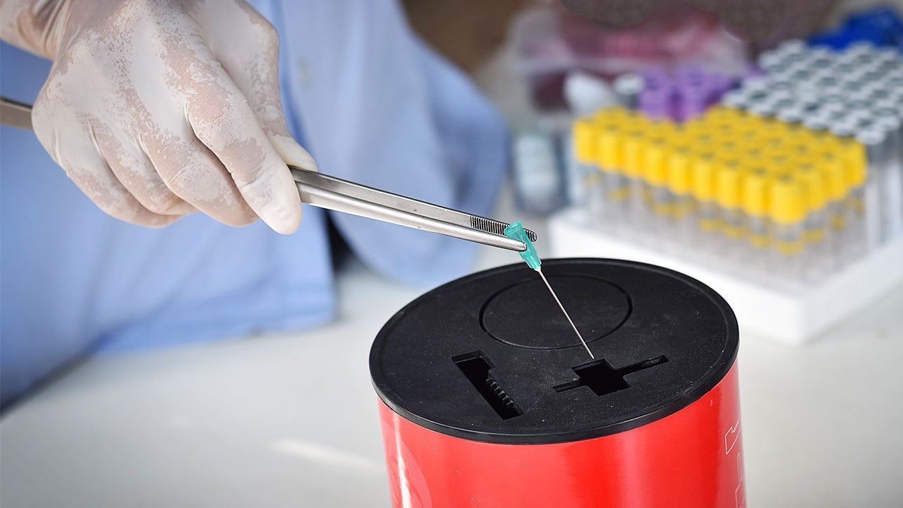 Disposing of hazardous waste is an important part of medical asepsis