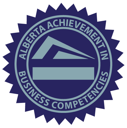 Blue Seal Logo - Alberta Achievement in Business Competencies