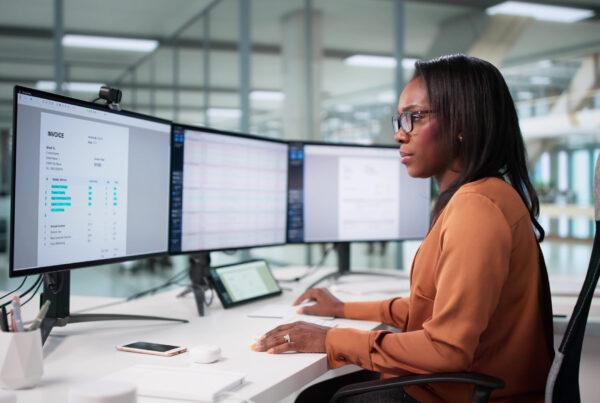 A career college program graduate starting a new career after training