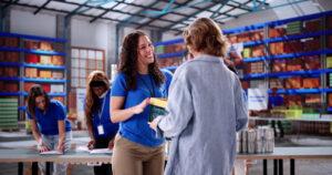 Community service worker empowering clients through advocacy and informed decision-making